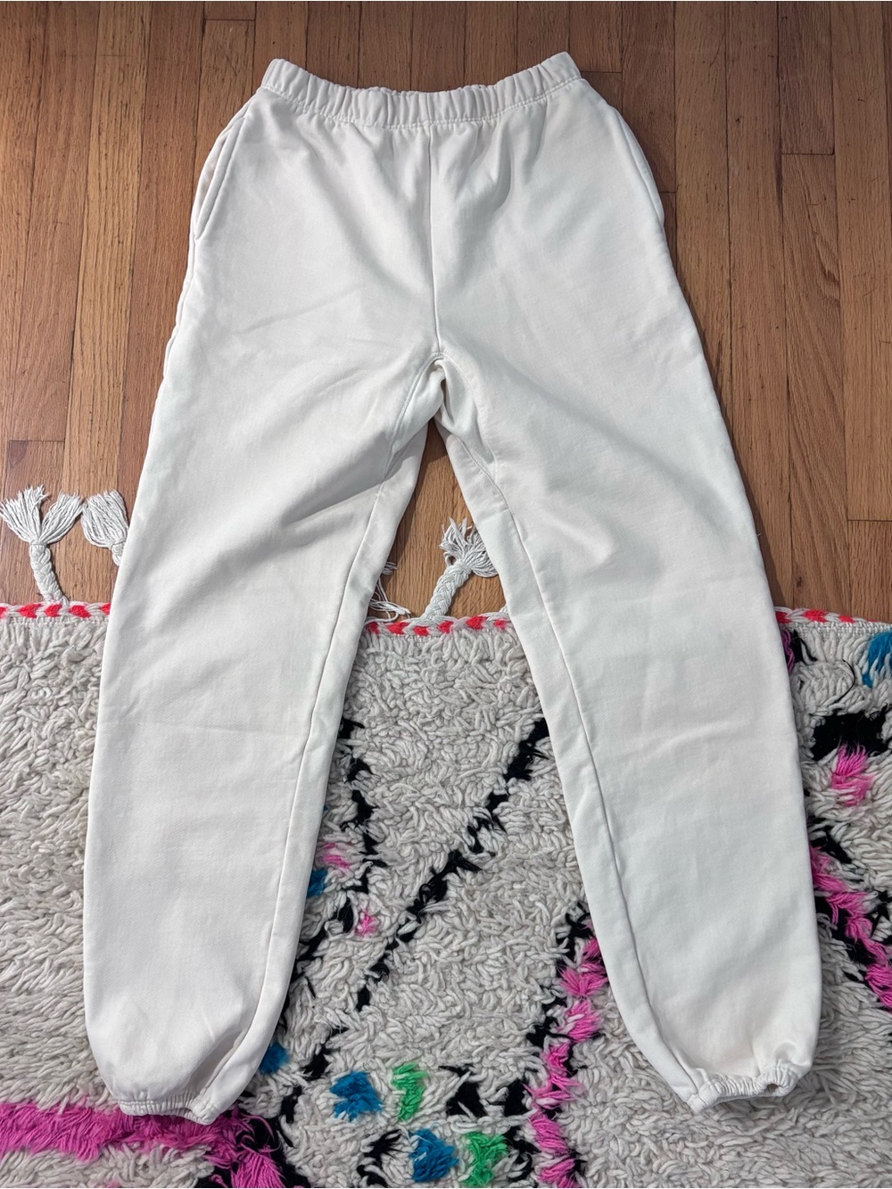 Rudy Jude Gardener Gym Sweats S EUC Natural